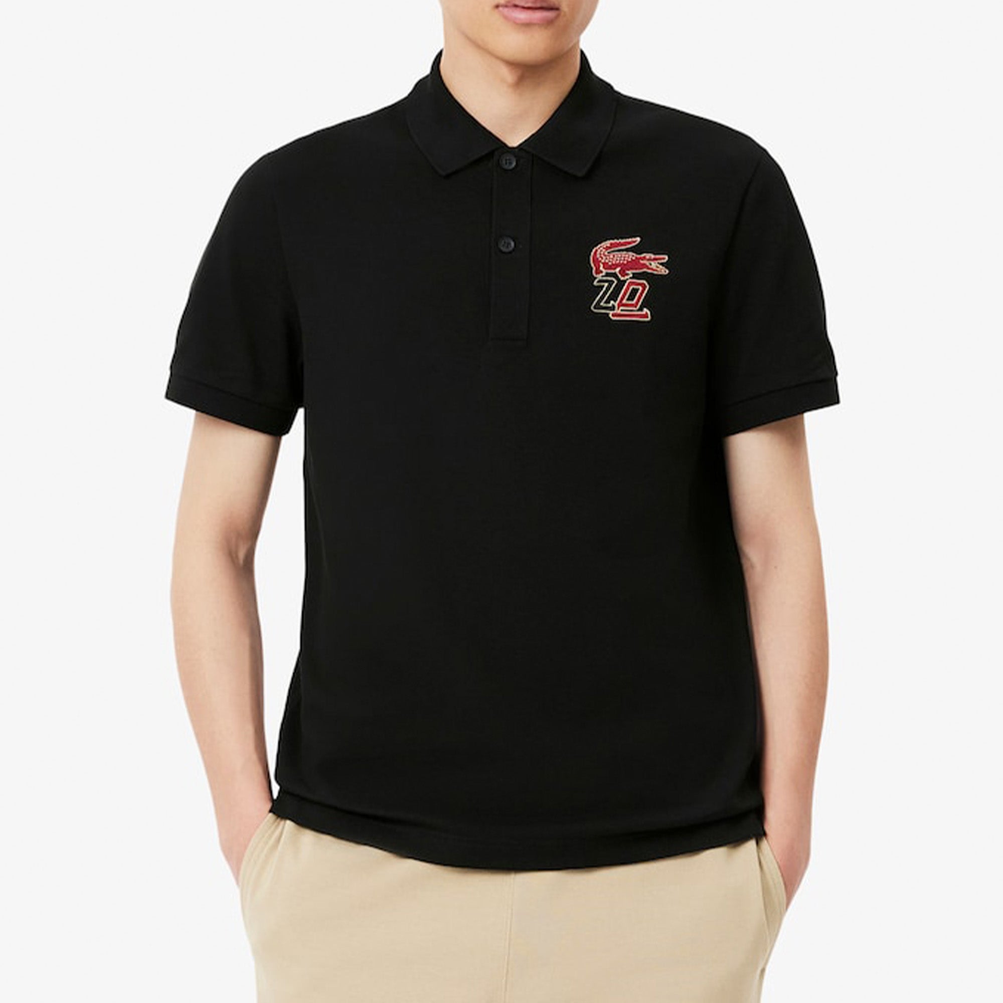 Lacoste Regular Fit Lunar New Year Stretch Piqué Polo Shirt