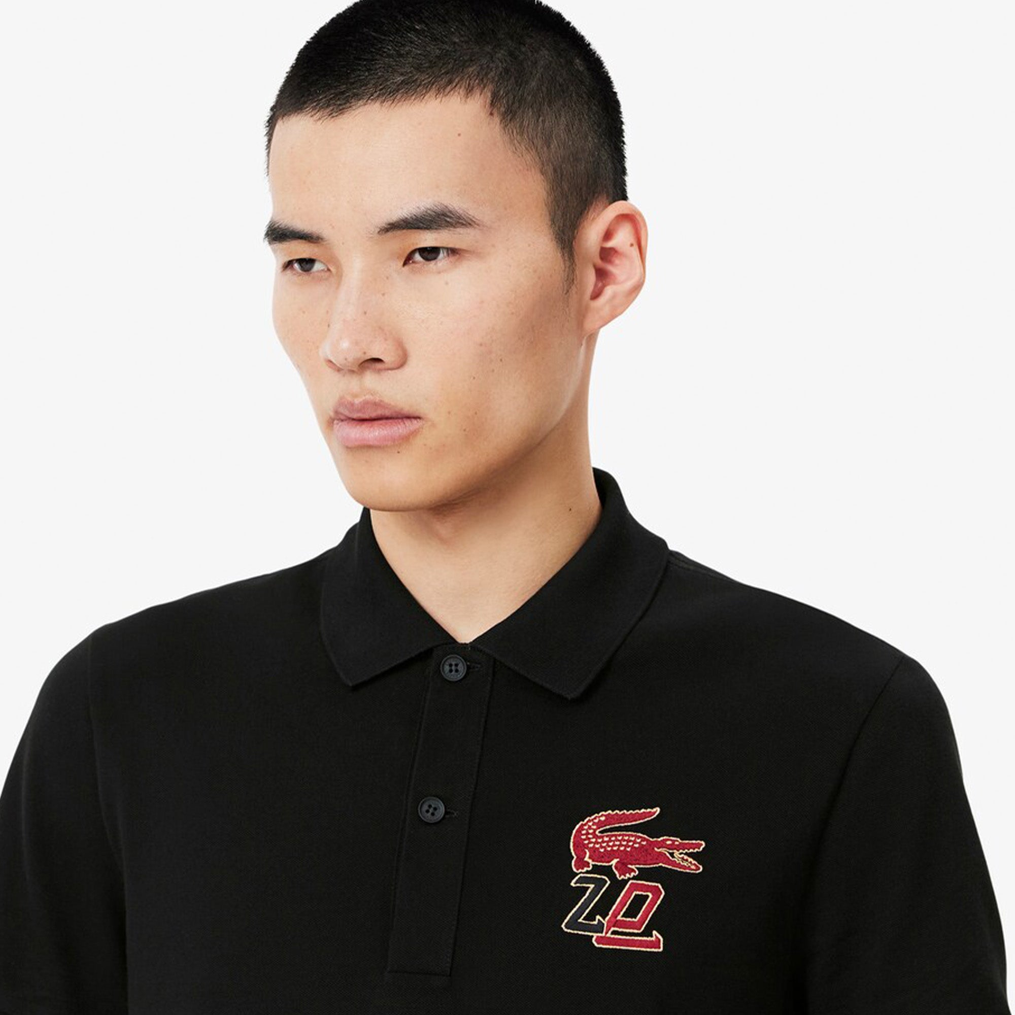 Lacoste Regular Fit Lunar New Year Stretch Piqué Polo Shirt