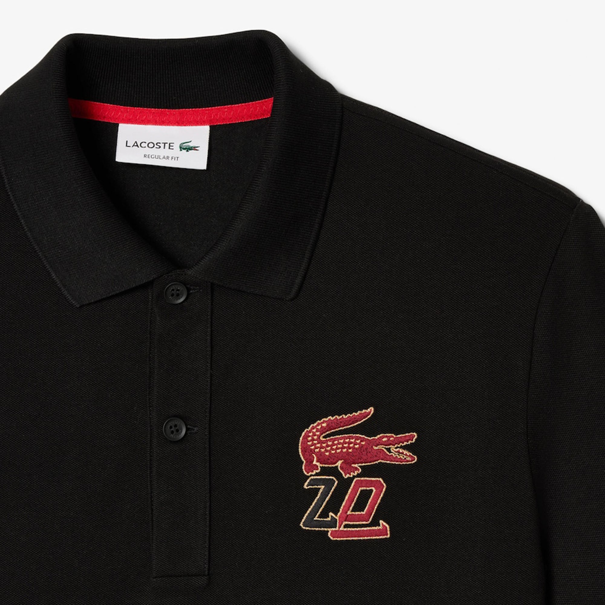 Lacoste Regular Fit Lunar New Year Stretch Piqué Polo Shirt