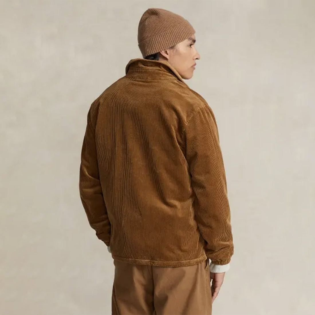 Ralph Lauren Men's Corduroy Coach's Jacket in Brown