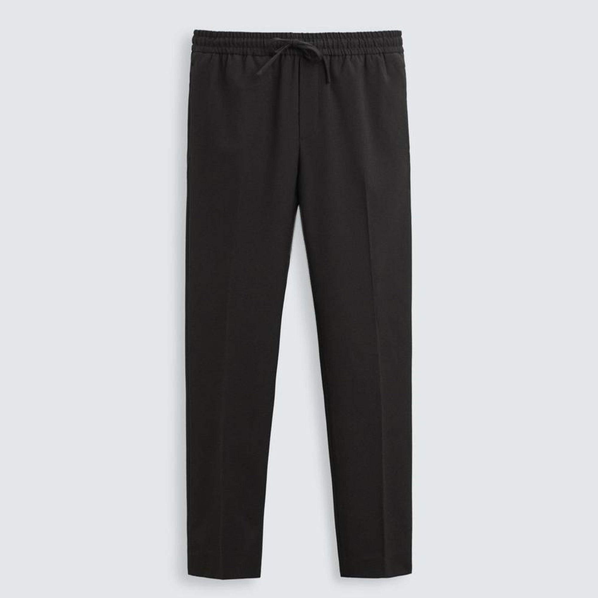 Zara Men's COMFORT JOGGER WAIST TROUSERS - Black