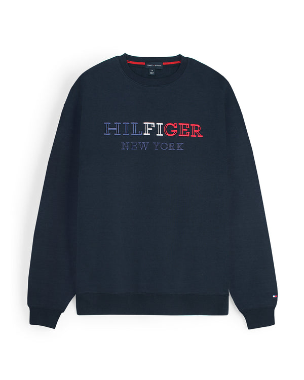 TH - Premium Mens Flag Sweat - Navy Blue