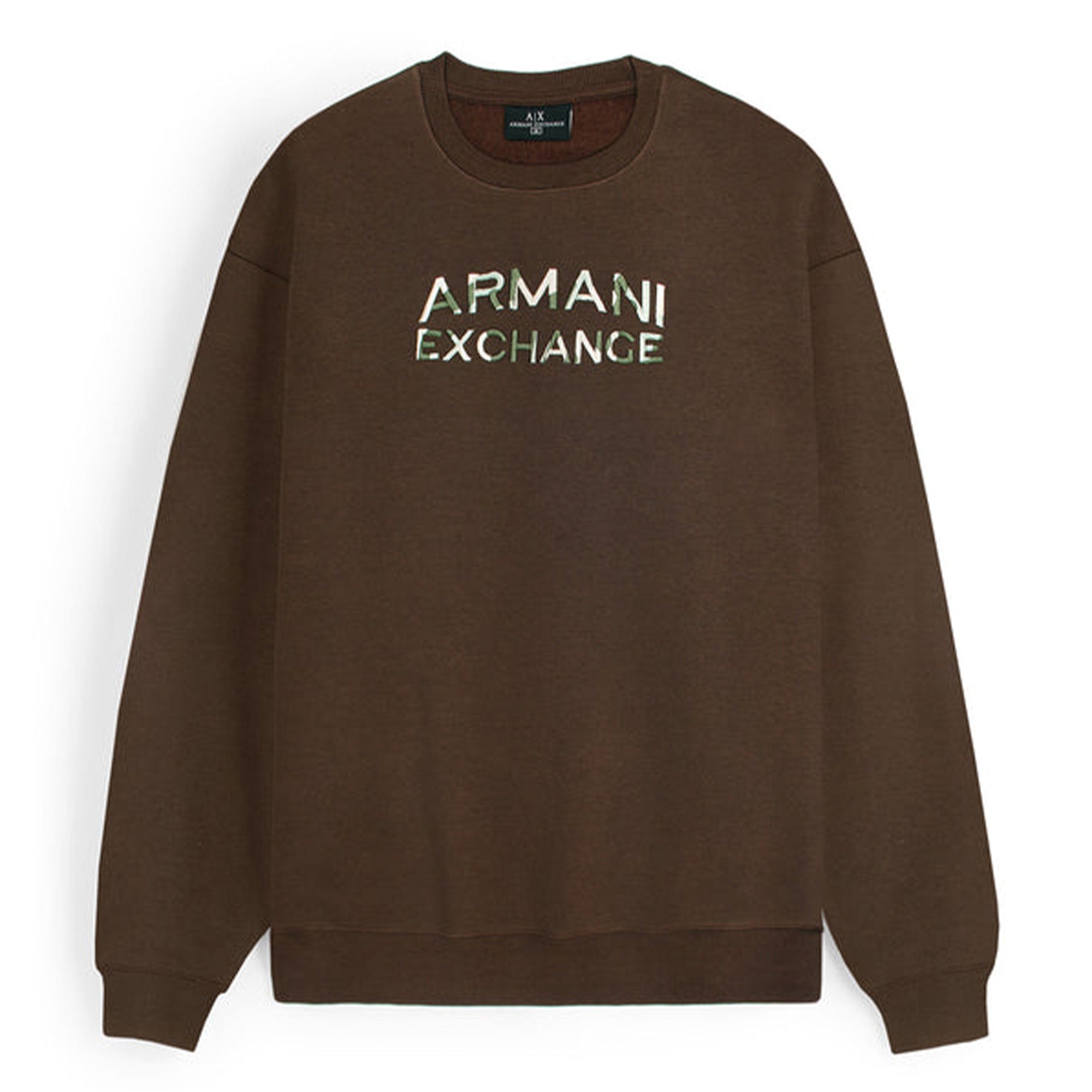 Exclusive A-X Camo Mens Sweat - Brown