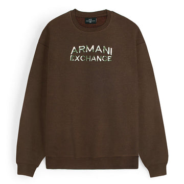 Exclusive A-X Camo Mens Sweat - Brown