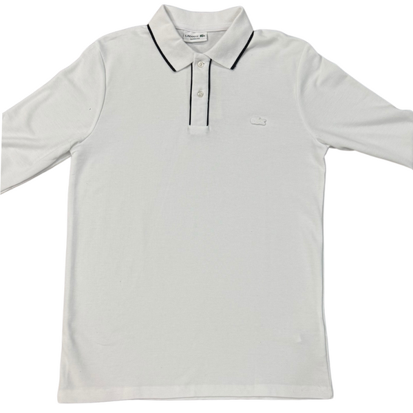 LCT Full Sleeves White Polo