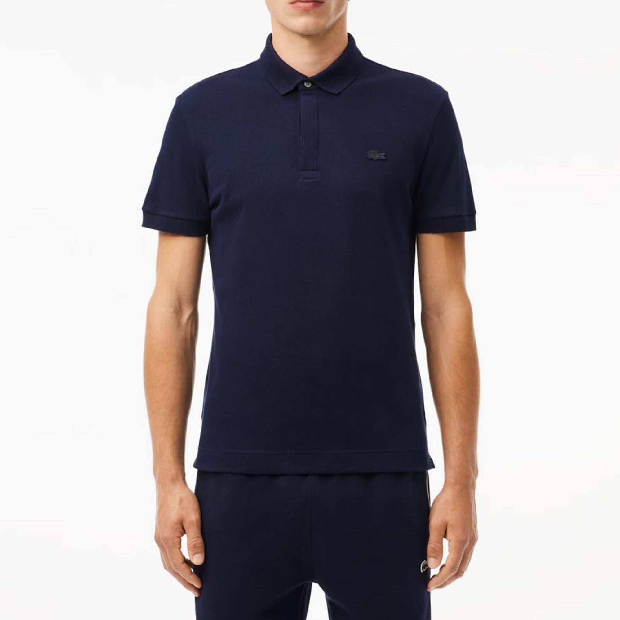 Lacoste Paris Polo Shirt Navy Blue