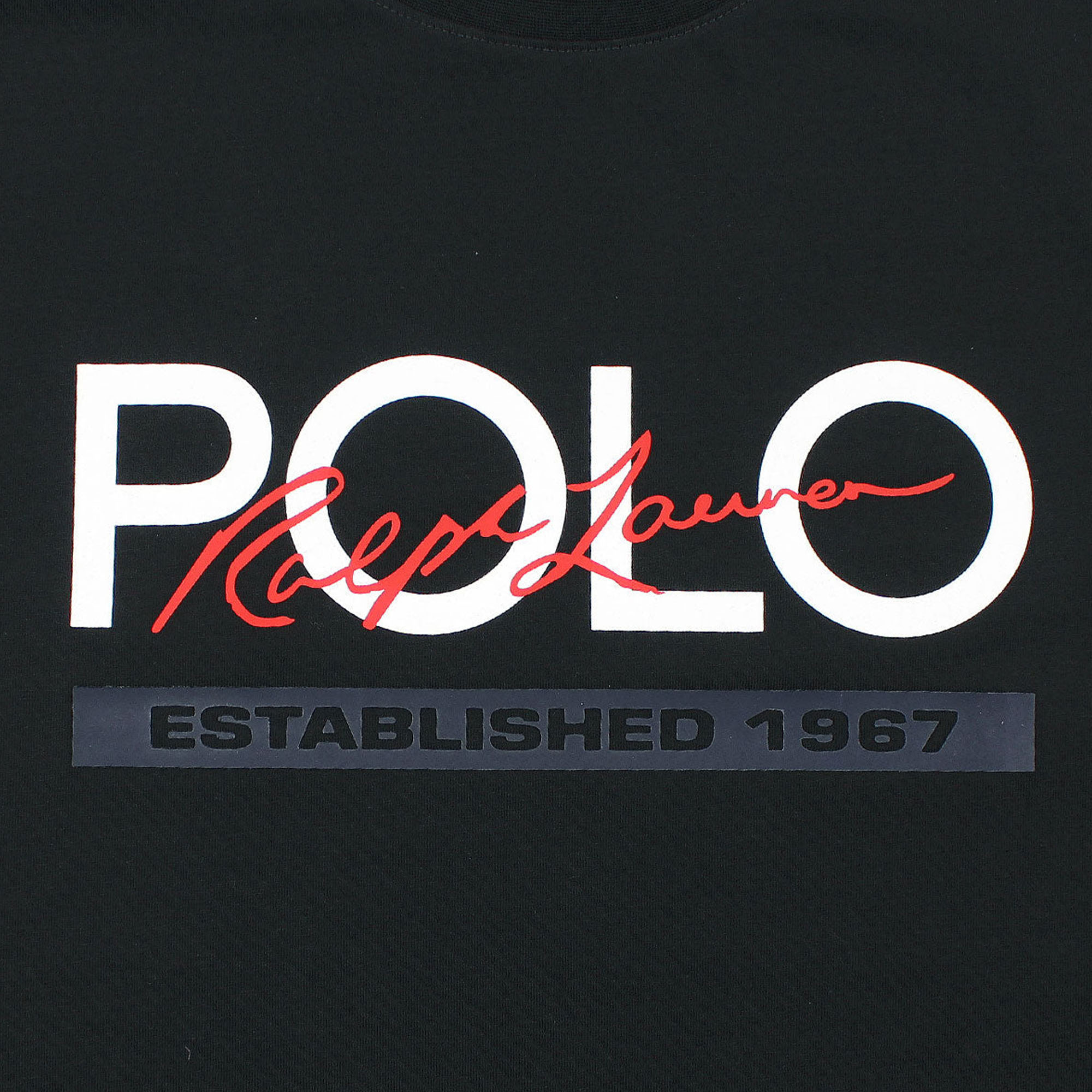 Ralph Lauren Men's Polo Signature T Shirt -Black