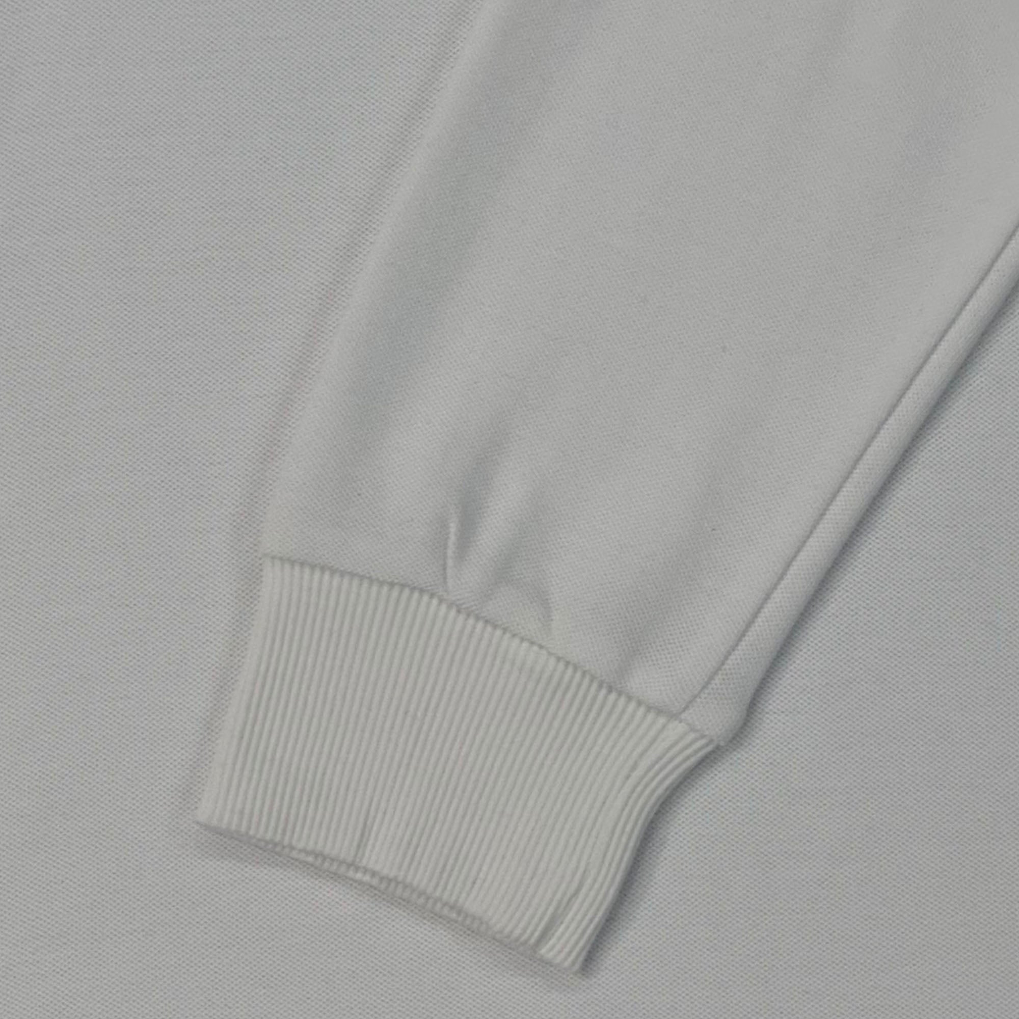 Lacoste Full Sleeves White Polo