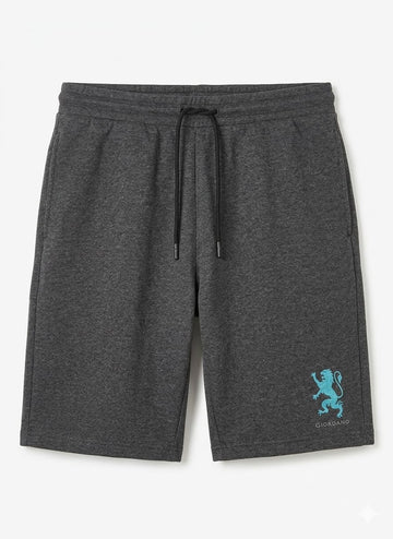 GR - Men Shorts ' Dark Gray' G-Motion Sky Blue Logo