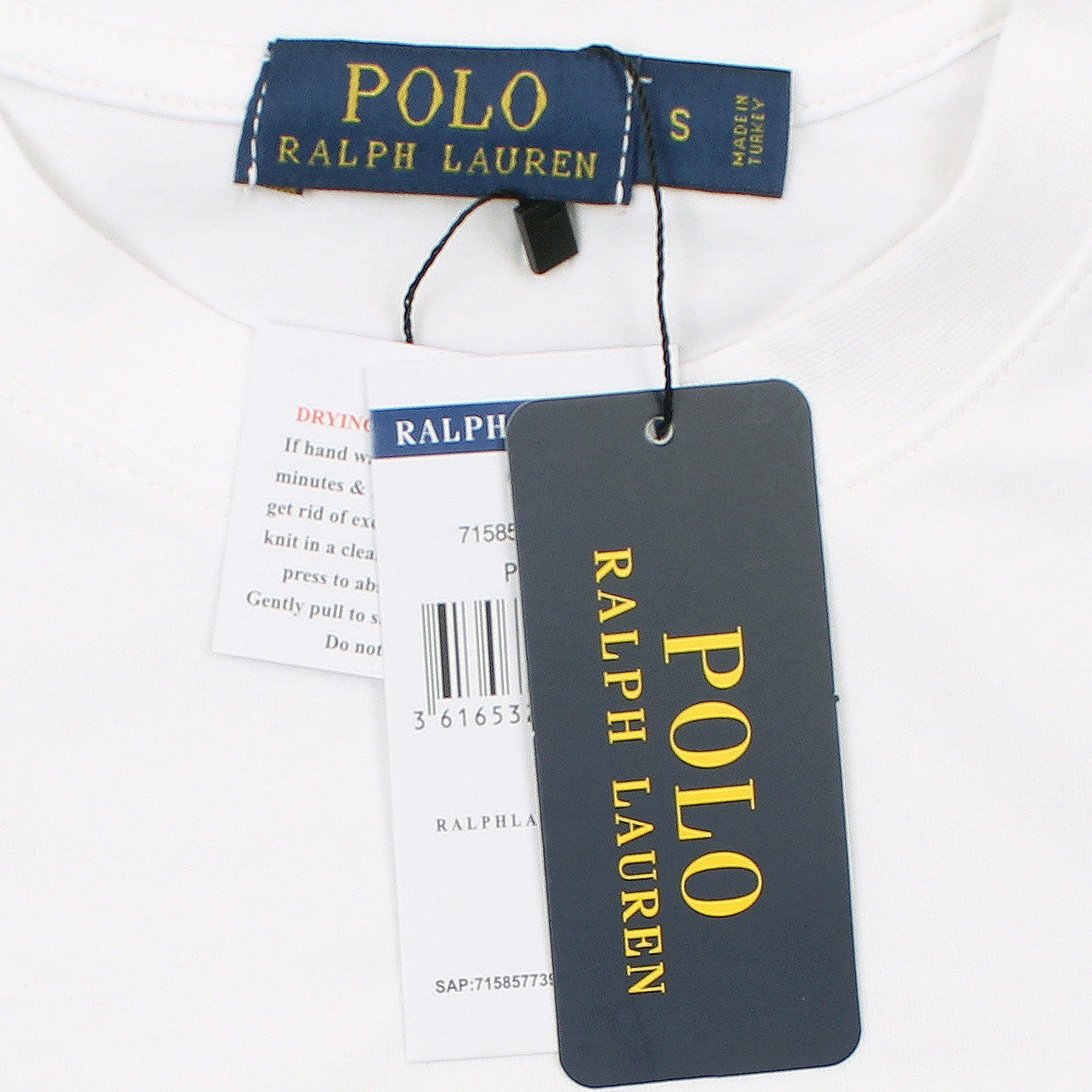 Ralph Lauren Men's Iconic Polo T Shirt - White