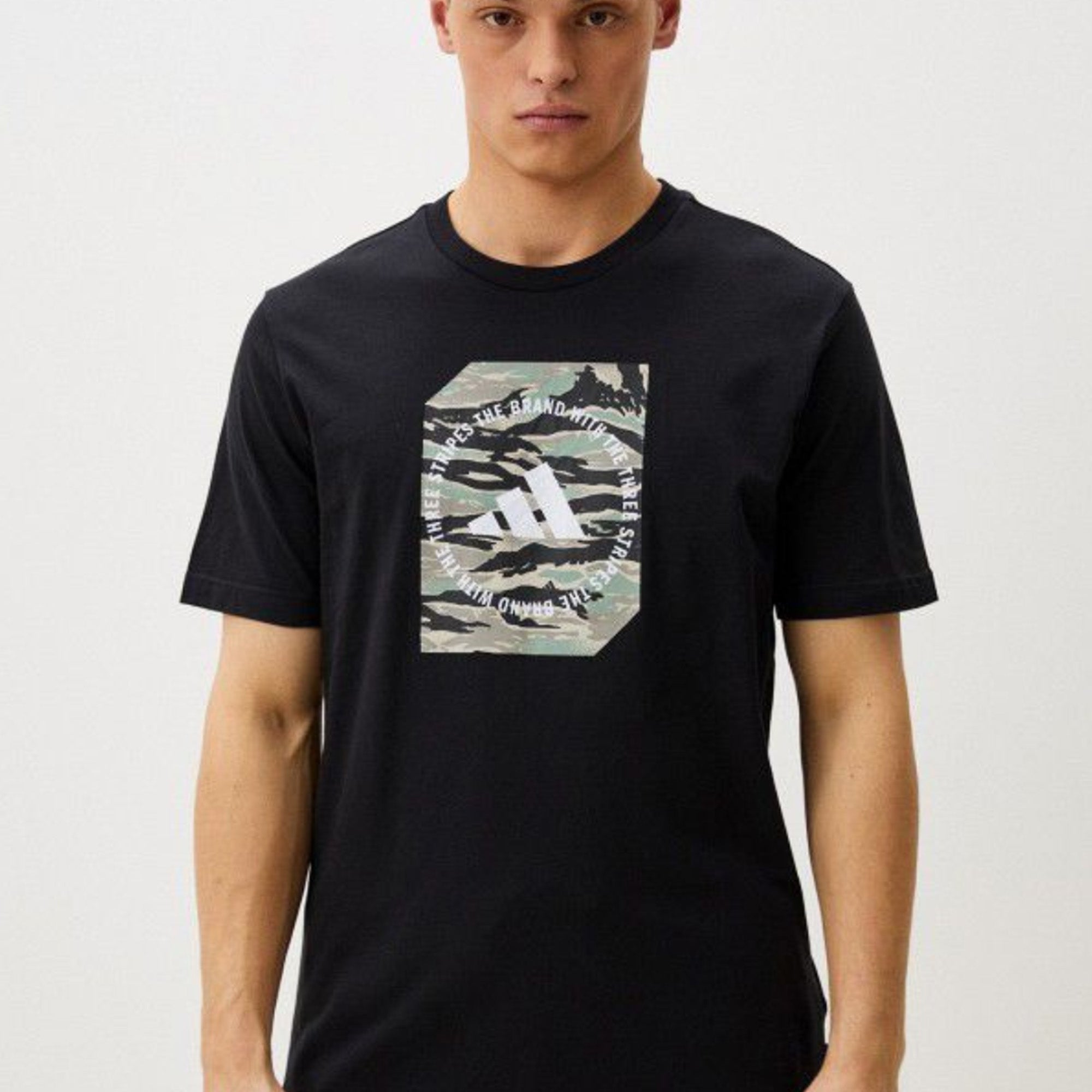 Adidas Camo Shape Graphic Tee Black