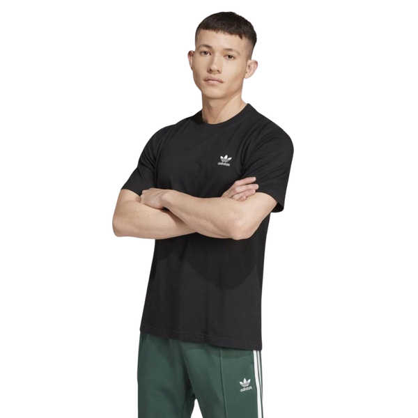 AD Basic Black Tee Side Logo