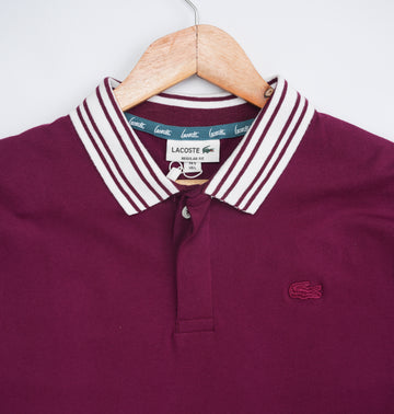Lacoste-Regular Fit Mehroon Polo Shirt