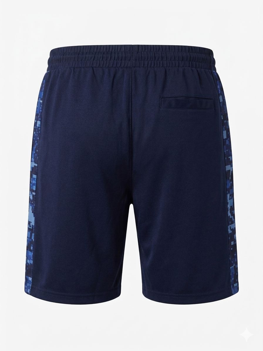 Lacoste - Sport Tennis Side Line Regular Fit Shorts Pants Navy Blue