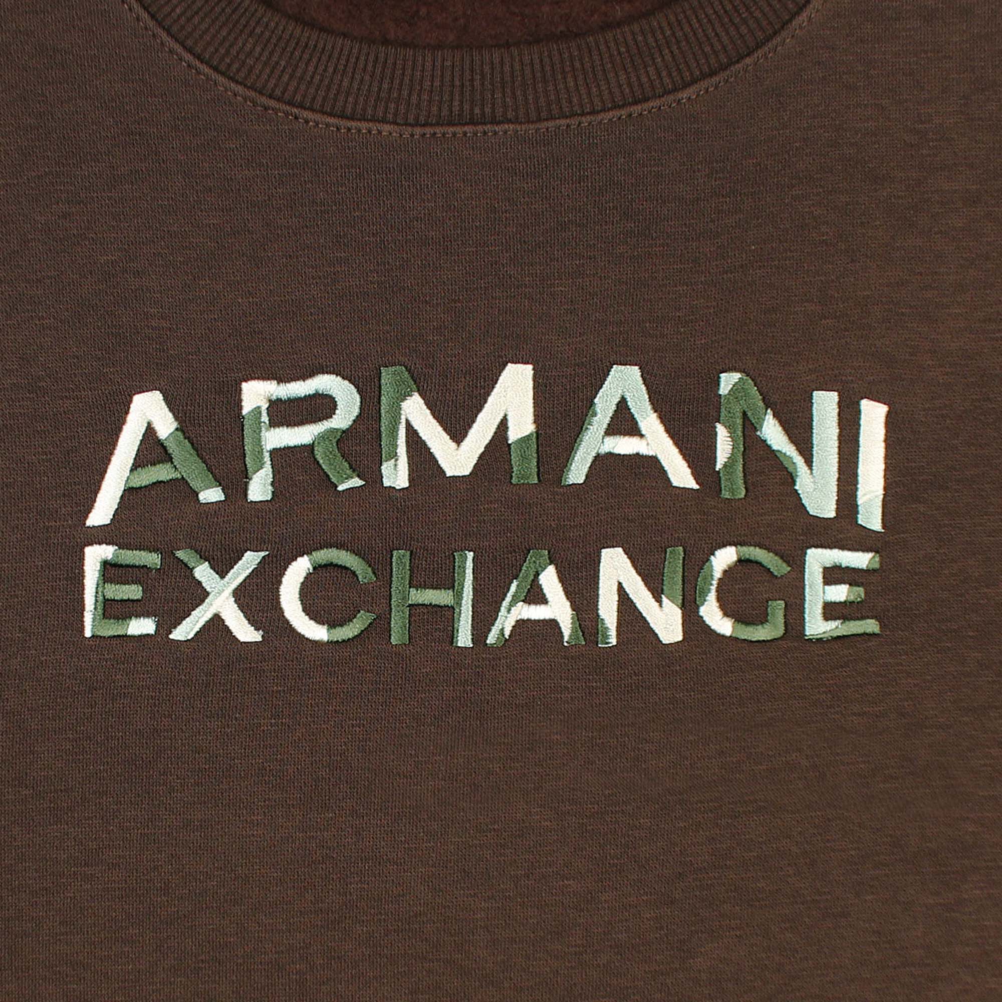 Exclusive A-X Camo Mens Sweat - Brown