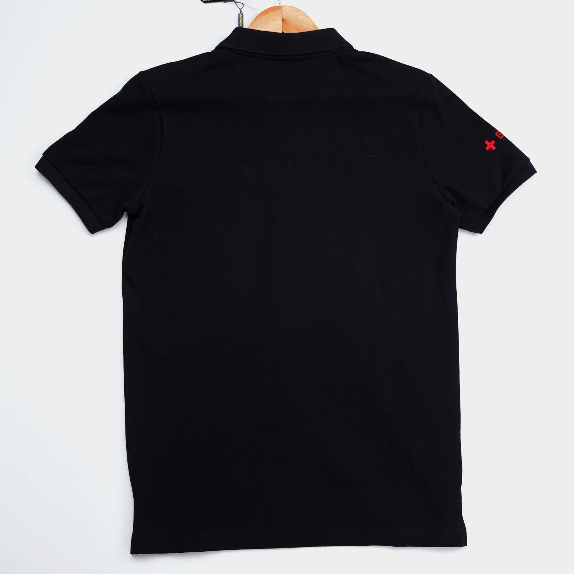 Ralph Lauren-Naiomi Classes Mesh Polo Shirt Black