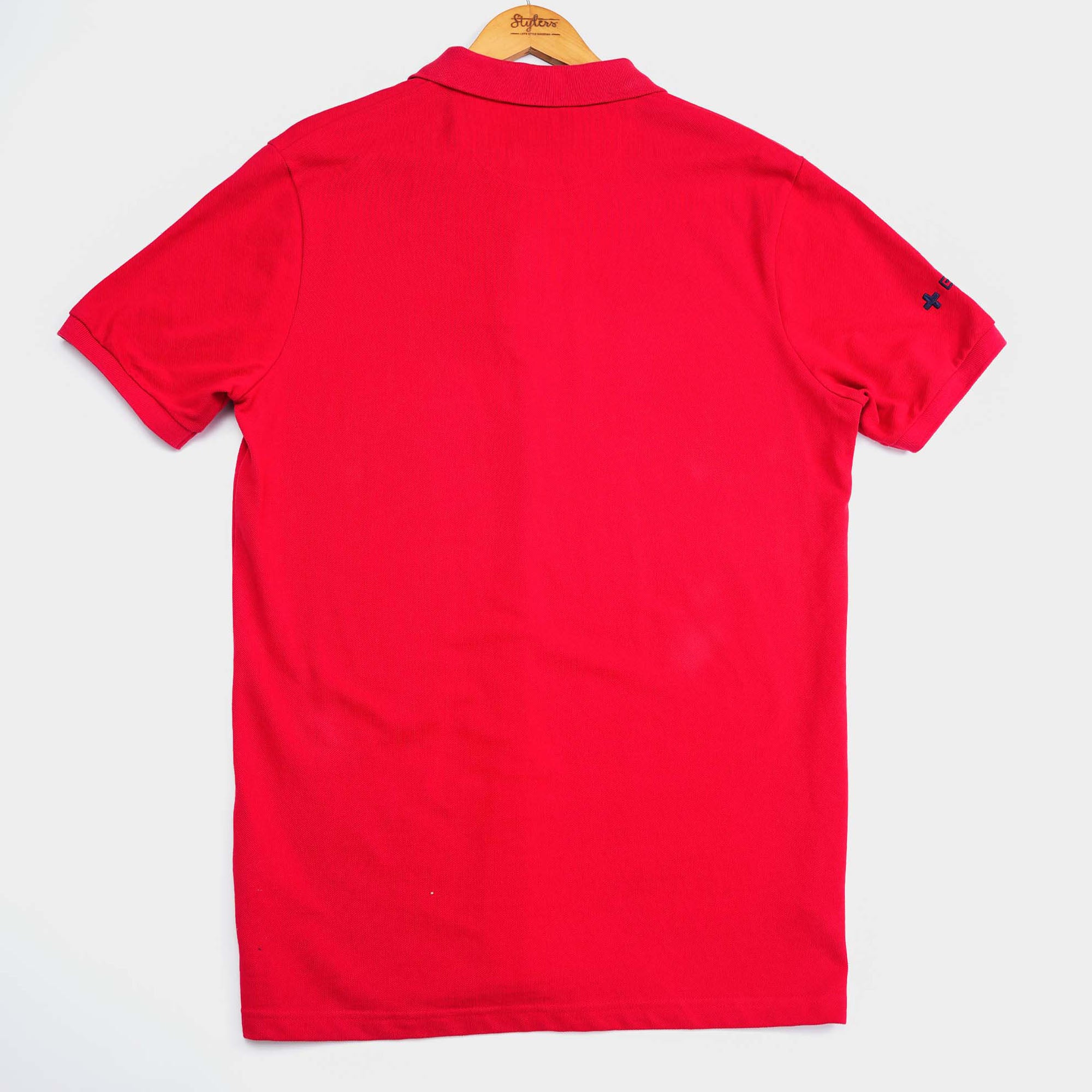 Ralph Lauren-Naiomi Classes Mesh Polo Red/Black Logo