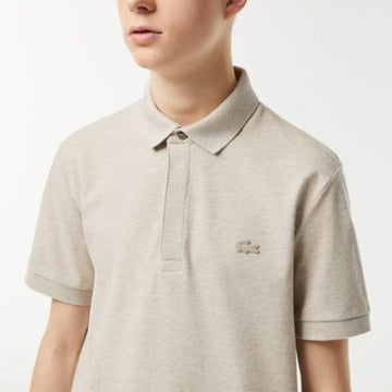Lacoste Paris Polo Shirt Heather Wicker