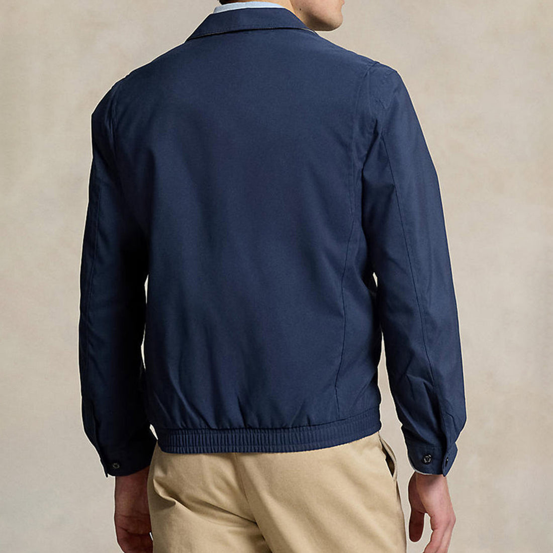 Ralph Lauren Men's Bi-Swing Full Zipper With Neck Button Jacket Navy
