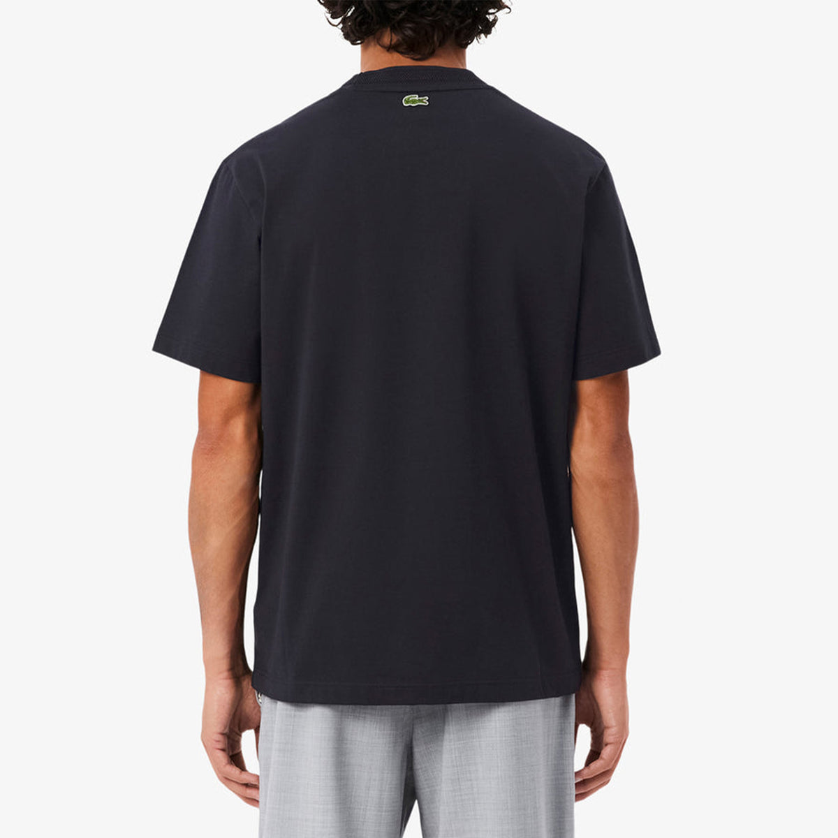 Lacoste French Made Badge Accent T-Shirt Black
