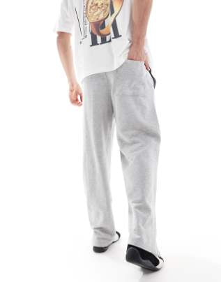 Pull&Bear STWD uncuffed joggers in Grey