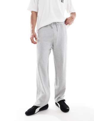 Pull&Bear STWD uncuffed joggers in Grey