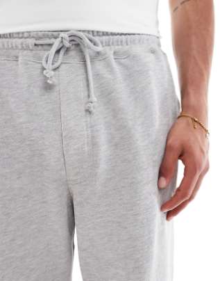 Pull&Bear STWD uncuffed joggers in Grey