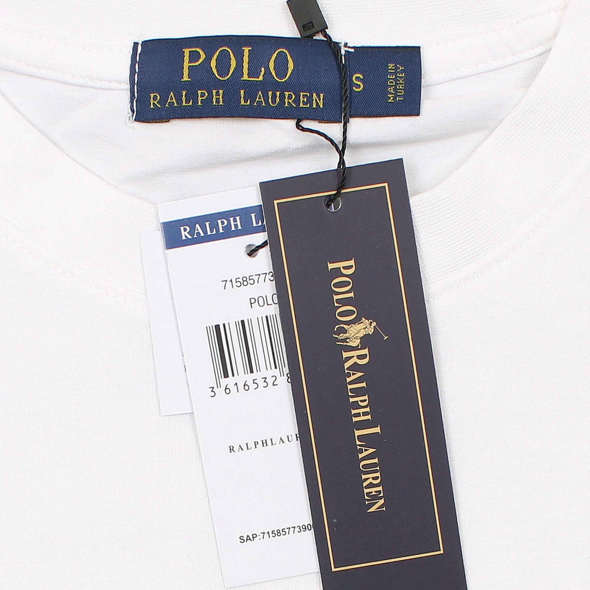 Ralph Lauren Men's Polo Signature T Shirt - White
