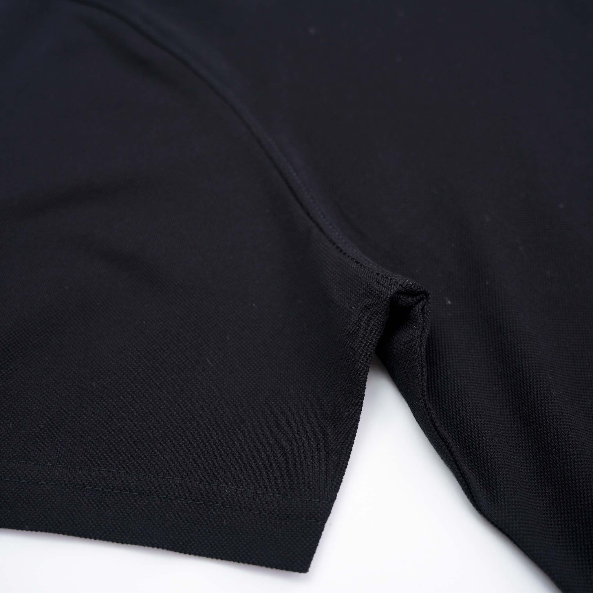 Balmain Embroidered Signature Zipped Polo Black/Green Logo