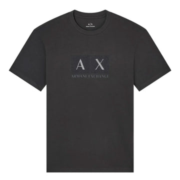 Armani Exchange logo-print short-sleeve T-shirt Black