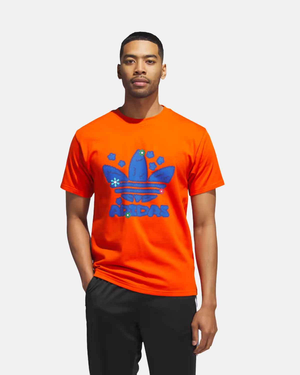 Adidas Collegiate Stacked Trefoil Tee