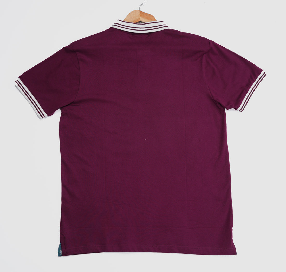 Lacoste-Regular Fit Mehroon Polo Shirt