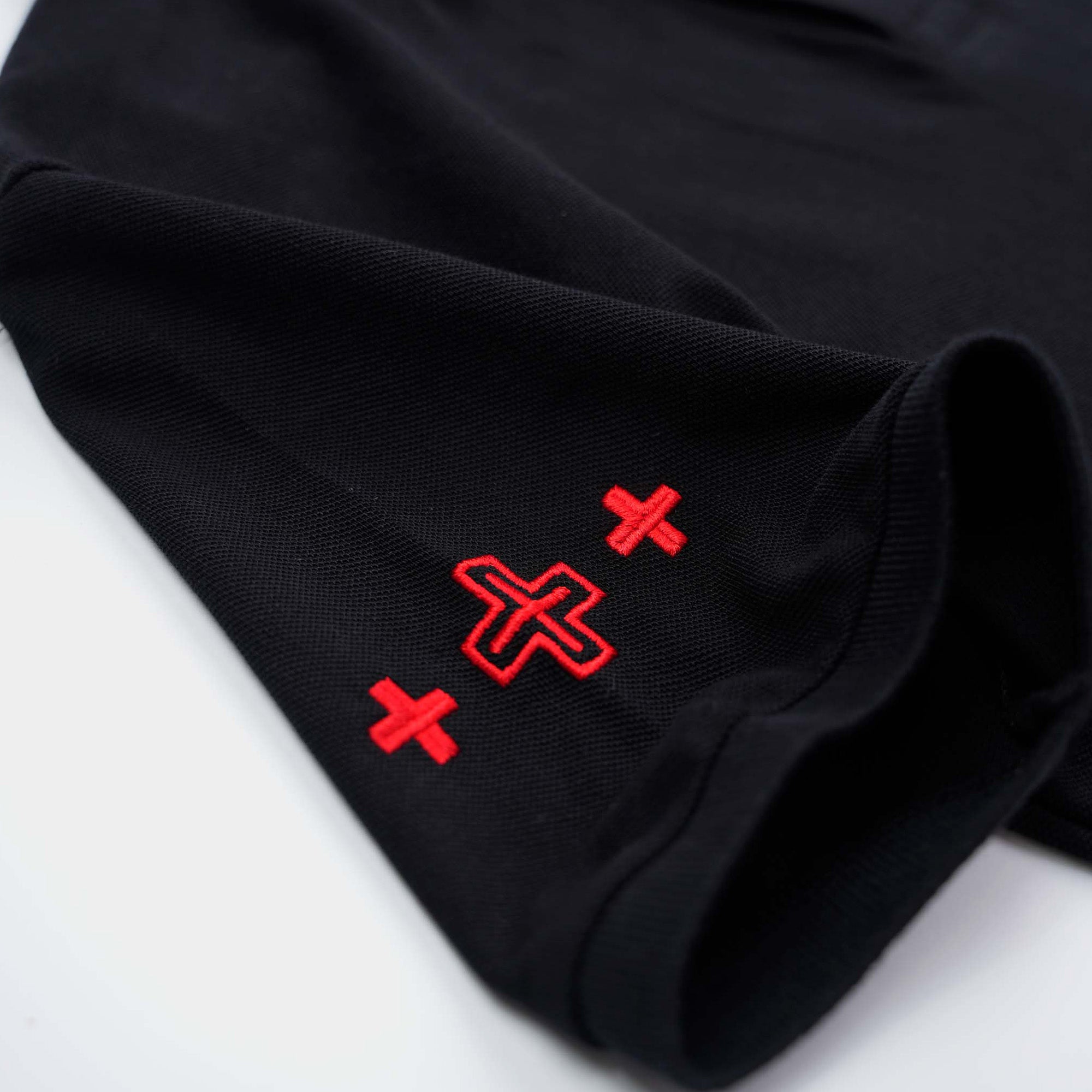 Ralph Lauren-Naiomi Classes Mesh Polo Shirt Black