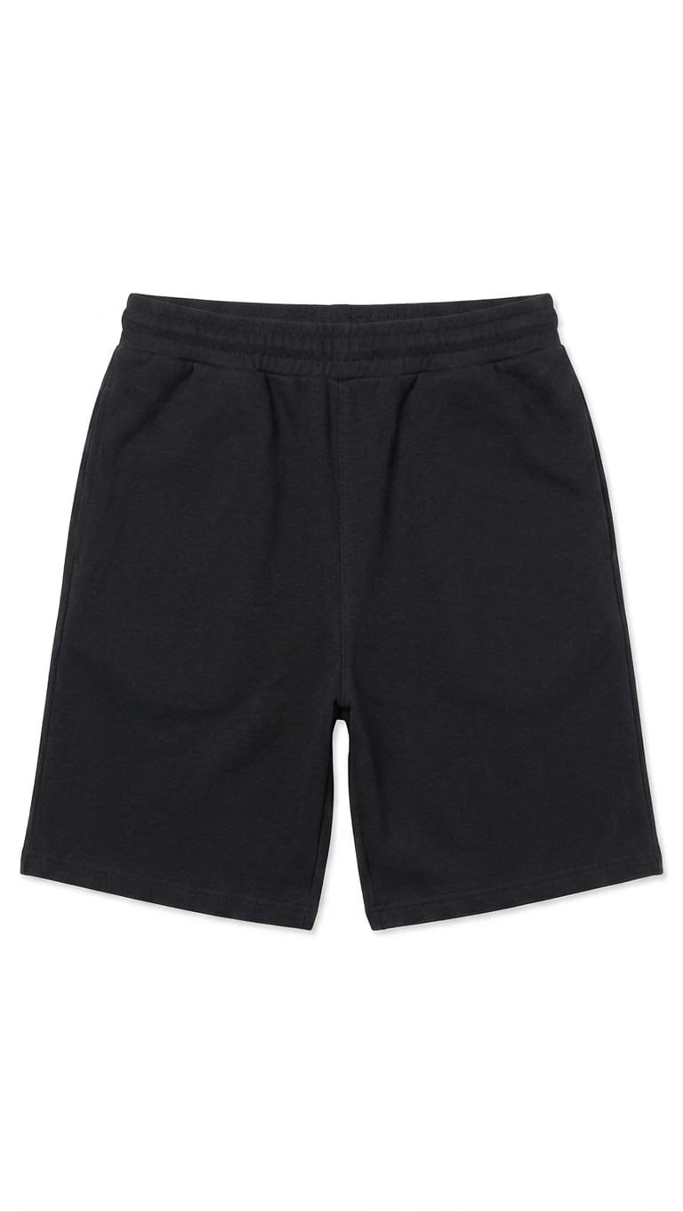Men ‘Black G-Motion Embroidered Logo Shorts