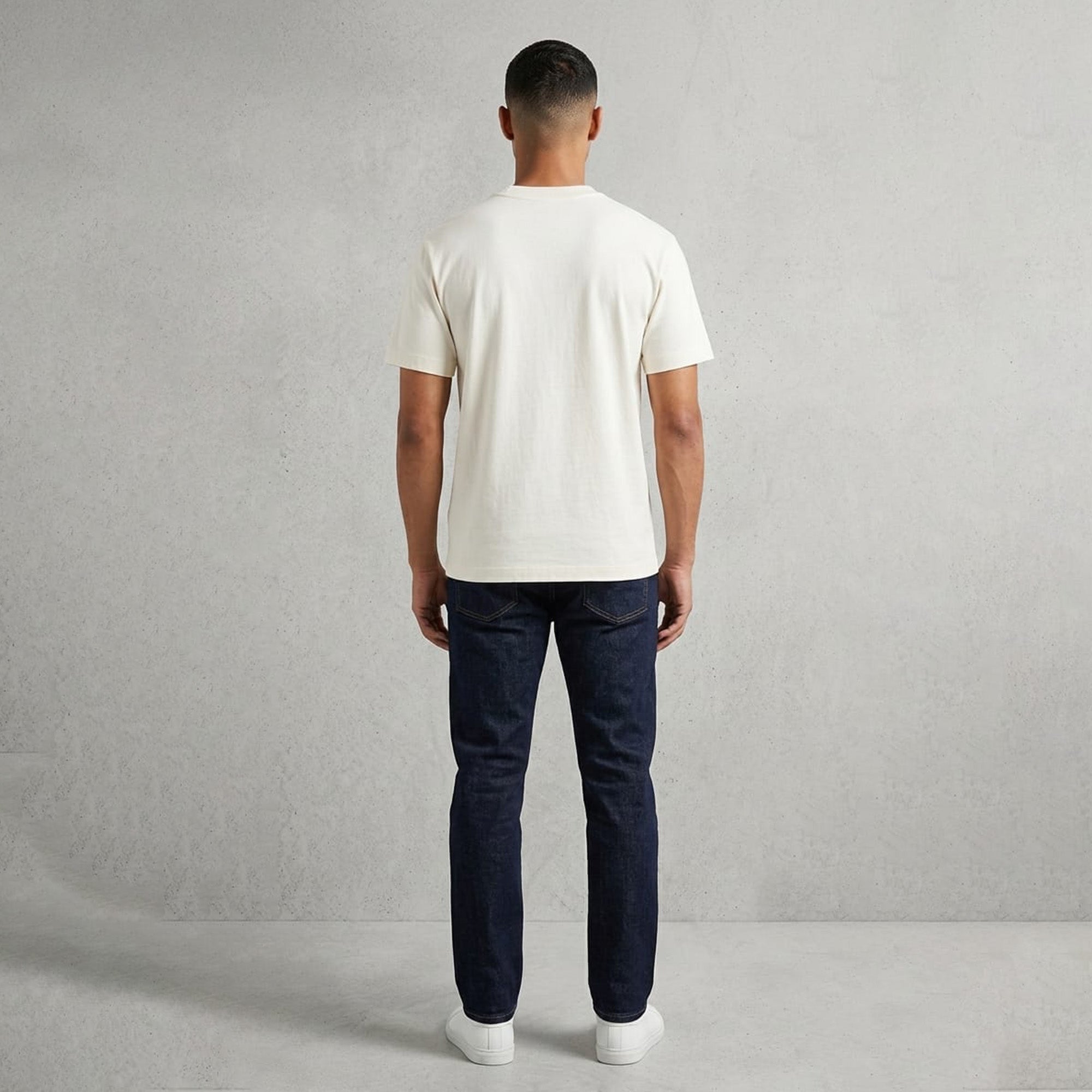 Lacoste French Made Badge Accent T-Shirt Creem White