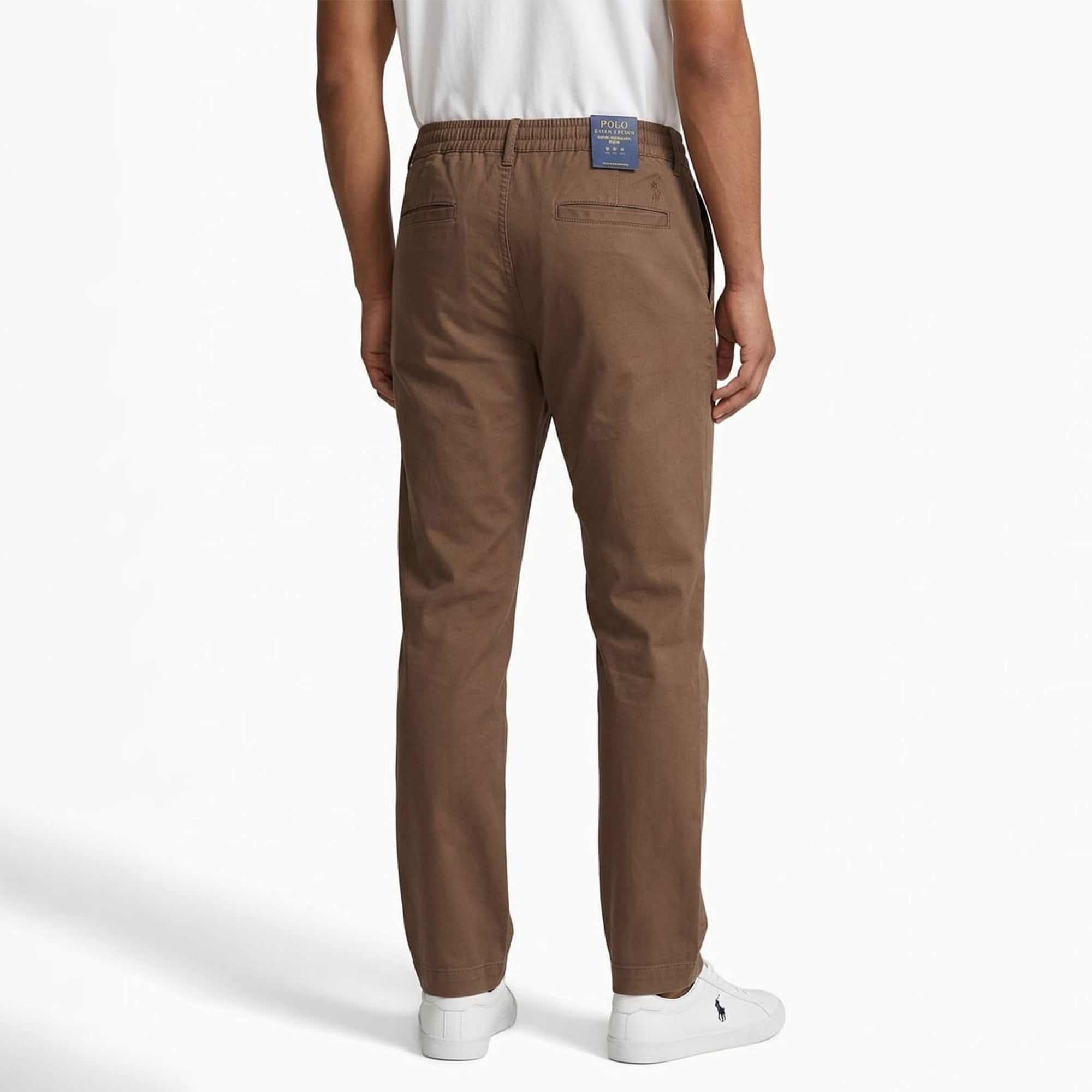 Ralph Lauren Polo Straight Linen Trouser (Brown)