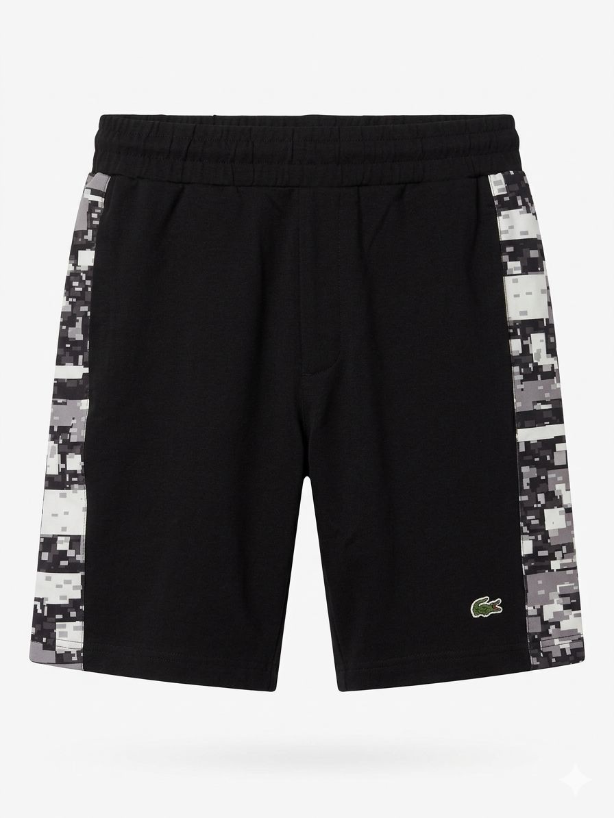 Lacoste - Sport Tennis Side Line Regular Fit Shorts Pants Black