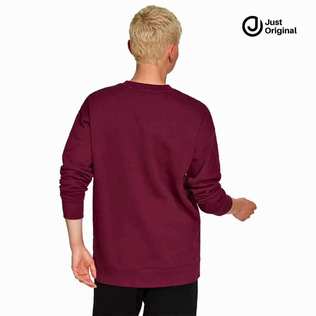 Adidas Maroon Fleece Sweatshirt