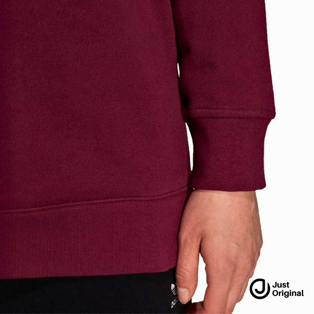 Adidas Maroon Fleece Sweatshirt