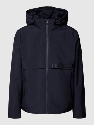 Tommy Hilfiger Stand-up collar Navy Jacket
