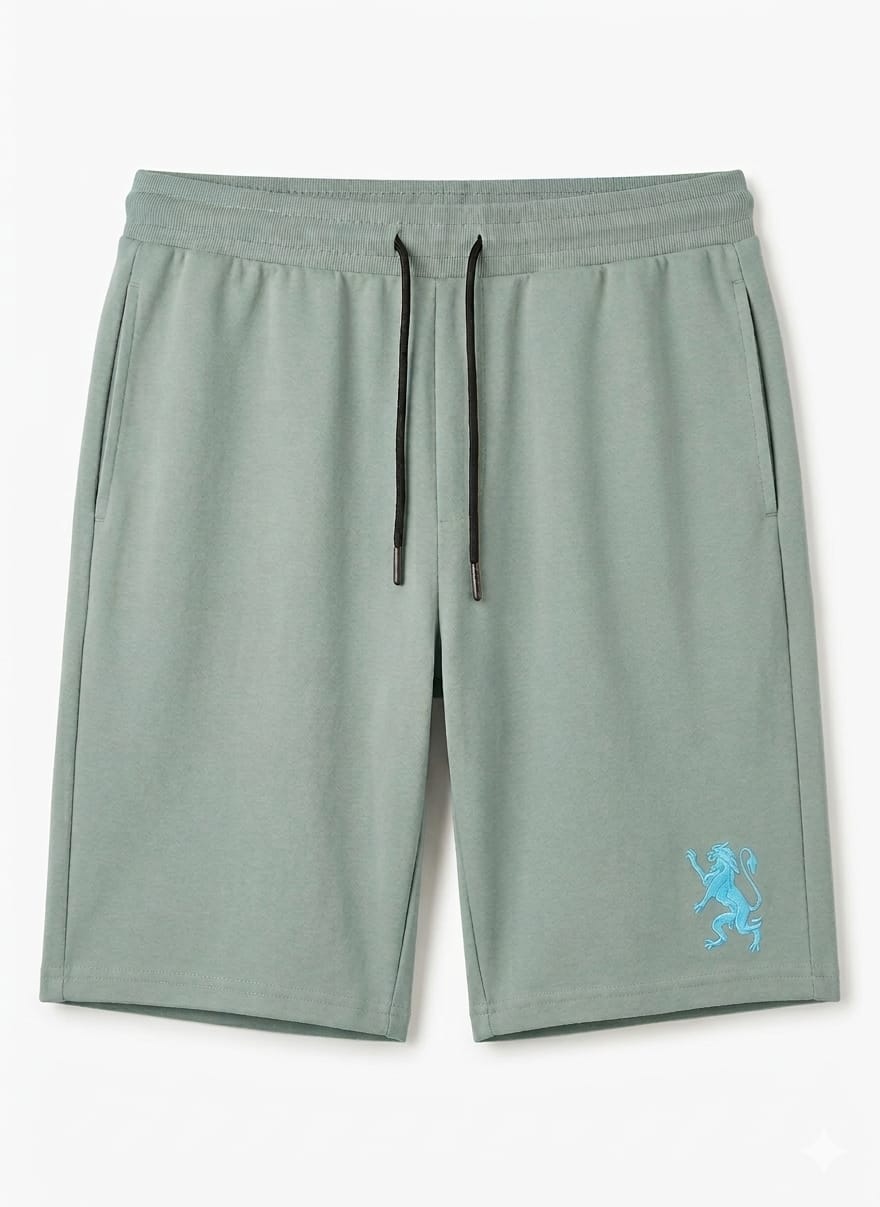 GR - Men Shorts 'Light Green  G-Motion Sky Logo