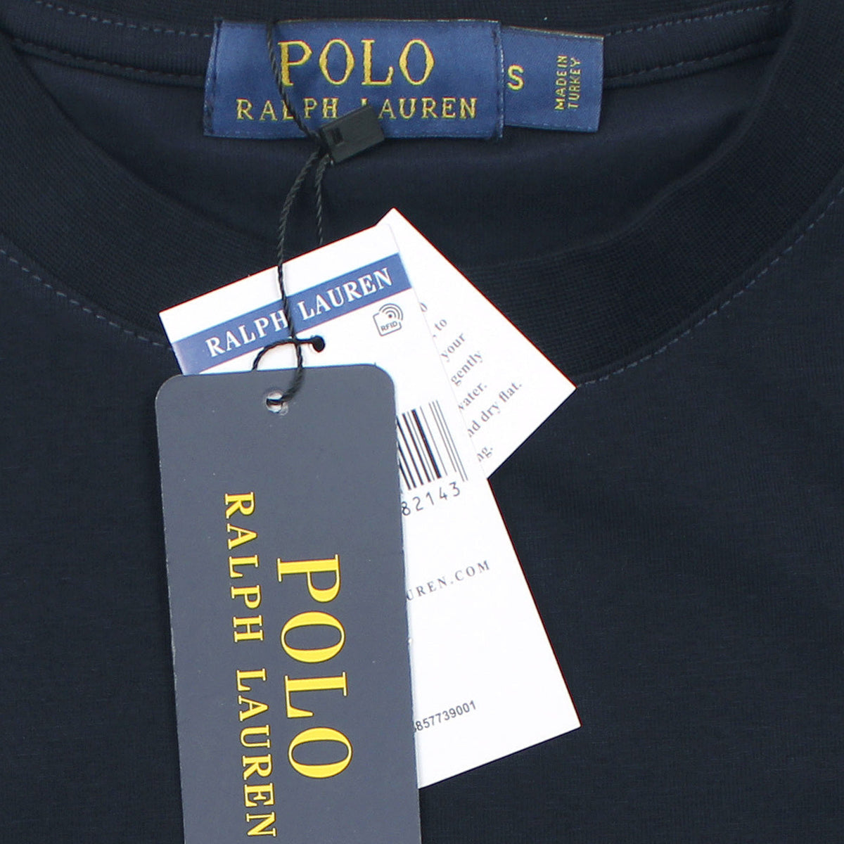 Ralph Lauren Men's Iconic Polo T Shirt - Navy Blue