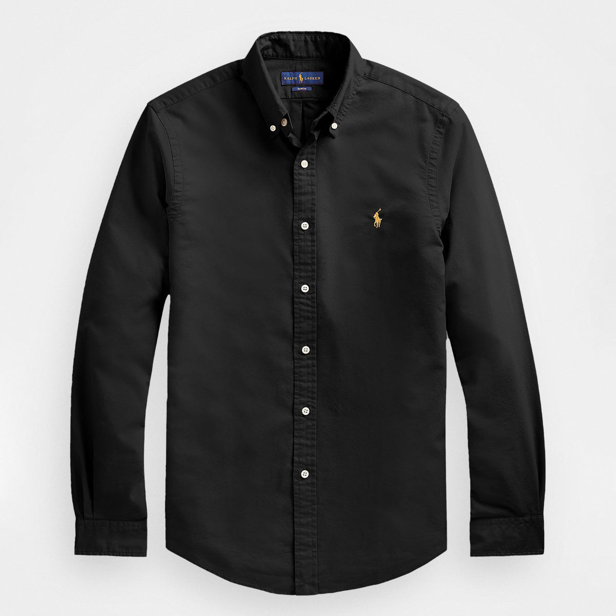 Ralph Lauren Knit Shirt LONG SLEEVE-Black