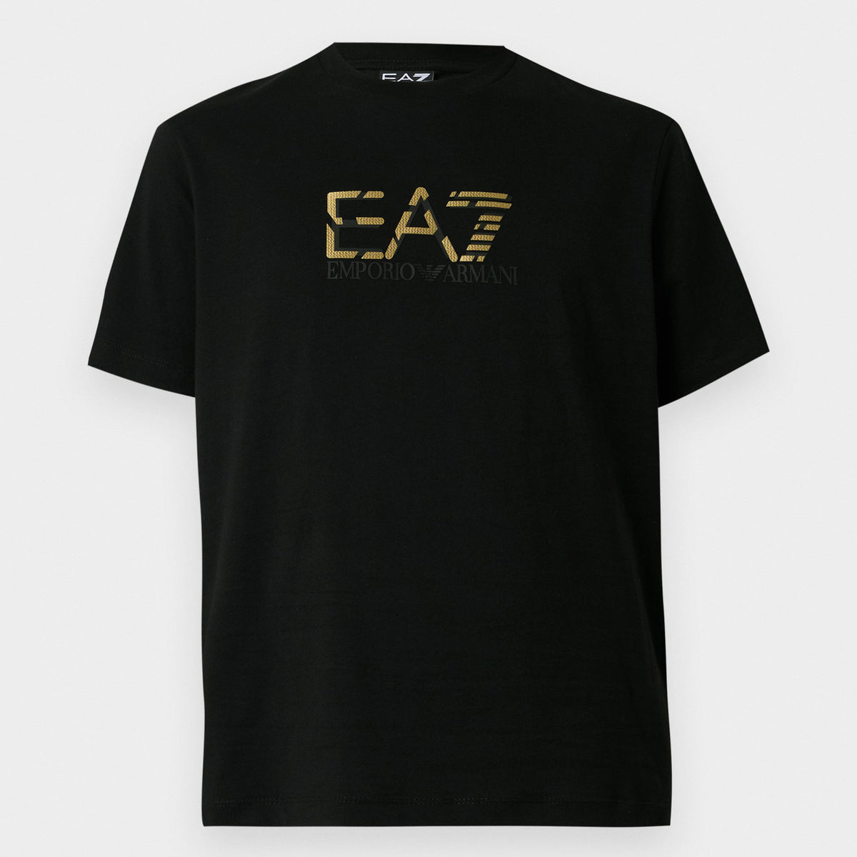 EA7 TRAIN PREMIUM LABEL SPECIAL LOGO UNISEX Print Tee Black