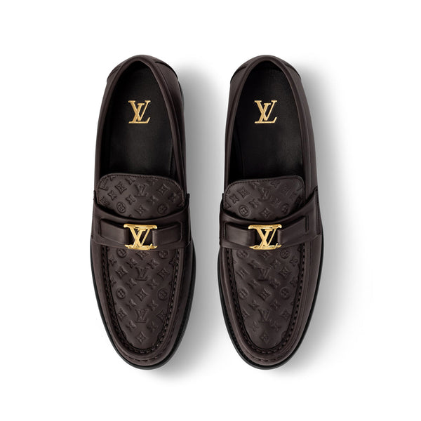 LV Small Logo Embossed Major Loafer