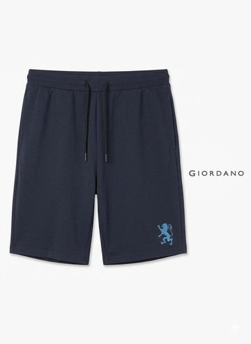 GR - Men Shorts 'Dark Navy'  G-Motion Sky Blue Logo