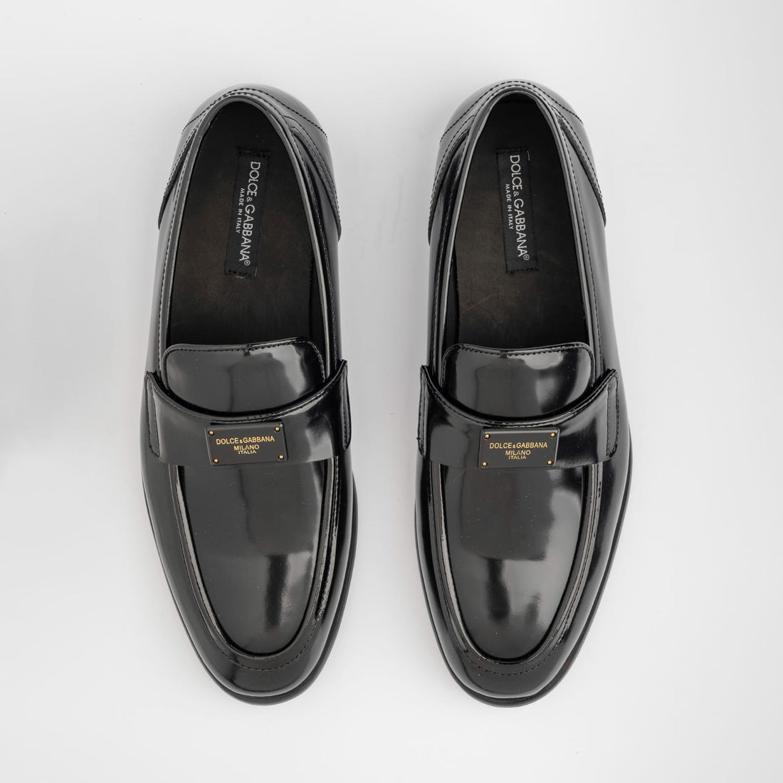 D&G Penny Loafer for Men in Black 1:1