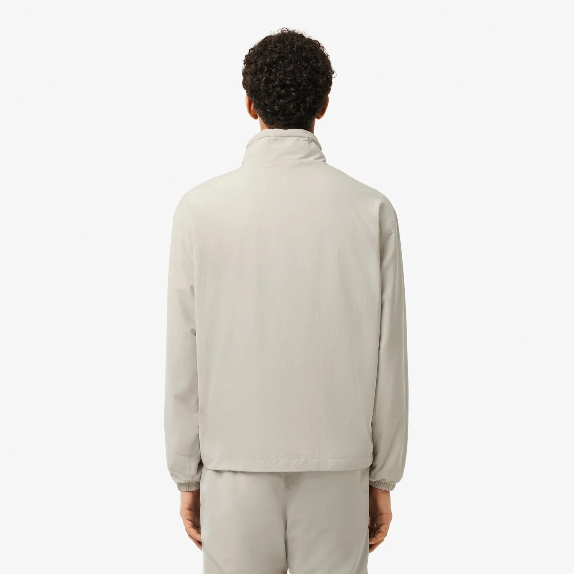 Lacoste Sportsuit Jacket with Removable Hood Off White