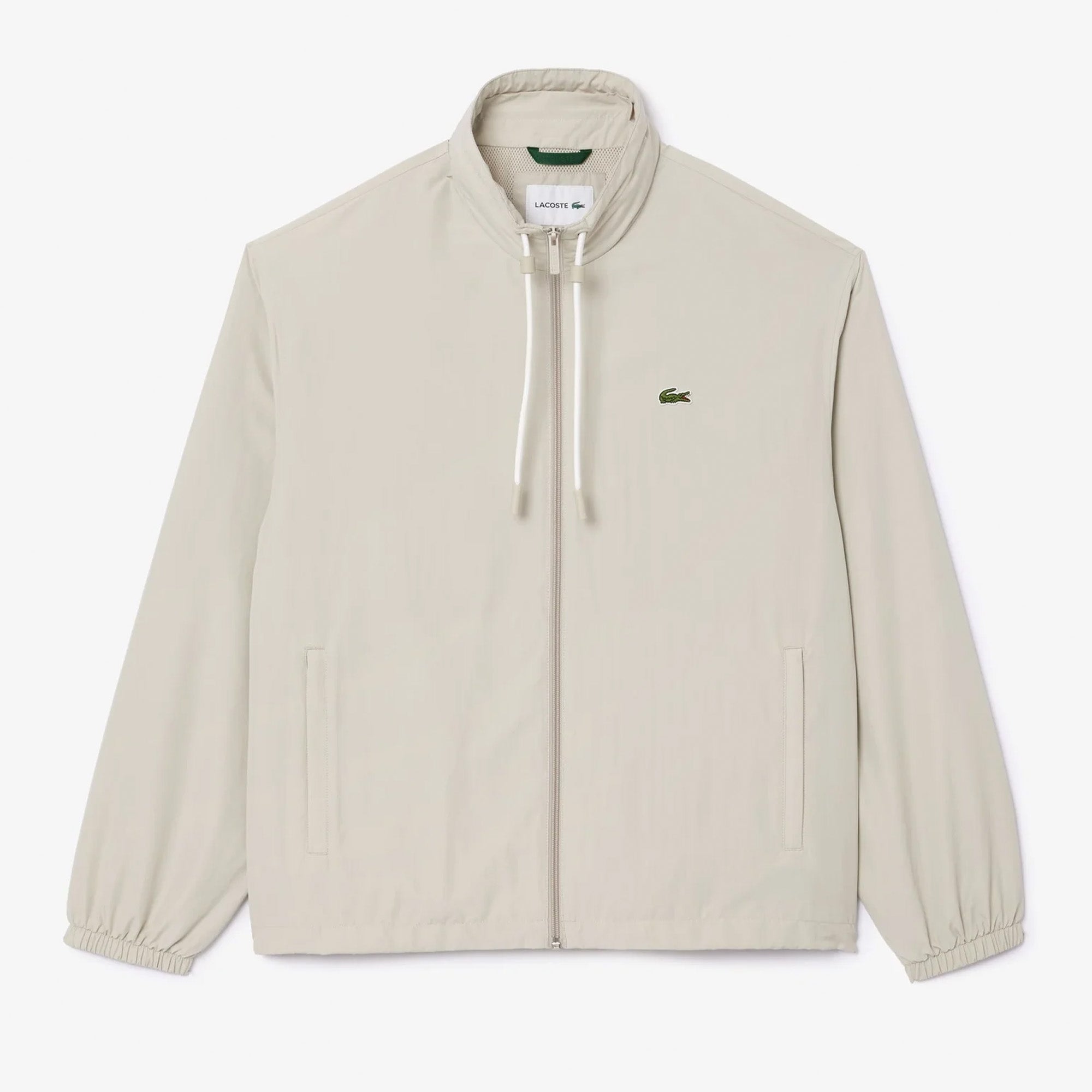 Lacoste Sportsuit Jacket with Removable Hood Off White