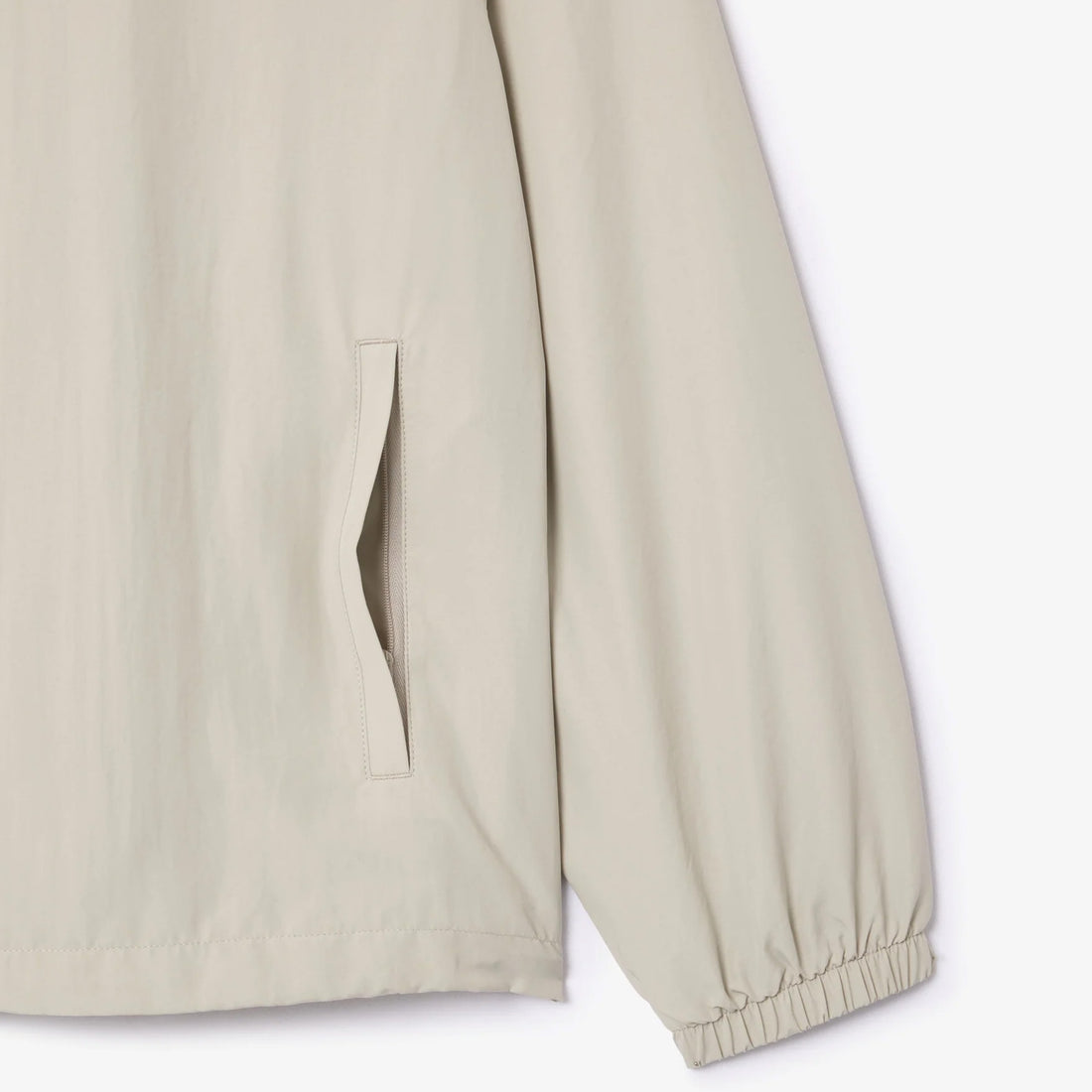 Lacoste Sportsuit Jacket with Removable Hood Off White